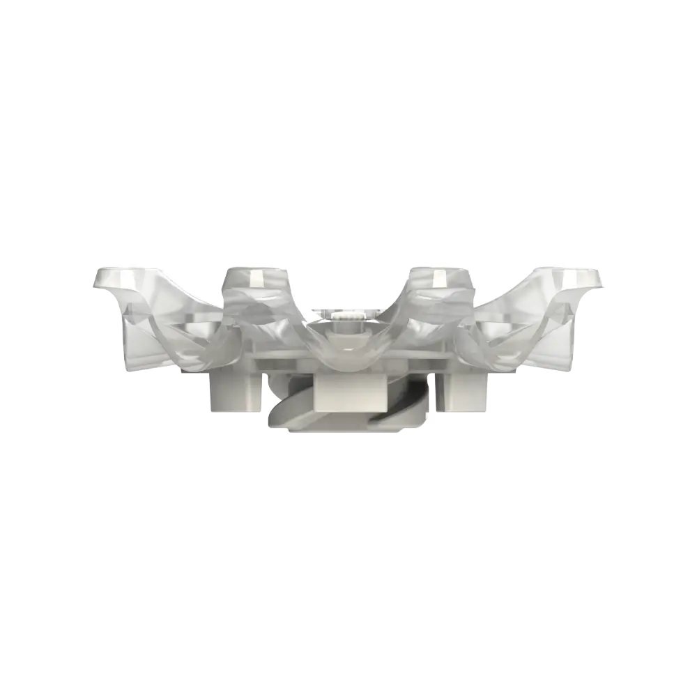 Side angle of white Pulsar Golf Spikes