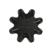 Front view of Black Widow golf traction spike