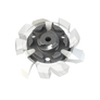 Back side angle of white Tour Flex Pro Golf Spikes