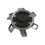 Bottom view of silver Stealth spikes.