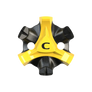 Top view of the Scorpion Stinger Golf Spikes Small Metal