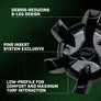 Stealth Golf Spikes feature overview.