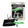 Softspikes Tour Wrench Kit packaging and the Softspikes Tour Wrench Kit with a black bag.
