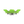 Side angle of green Pivix Golf Spikes