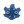 Front side angle of blue Pivix Golf Spikes