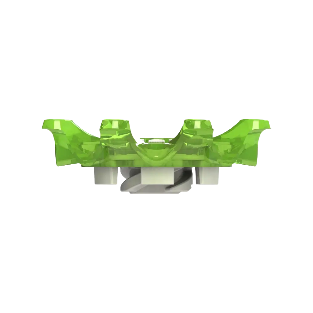Side angle of slime green Pulsar Golf Spikes