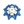 Back angle of blue Pulsar Golf Spikes