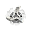 Side angle of white Tour Flex Pro Golf Spikes