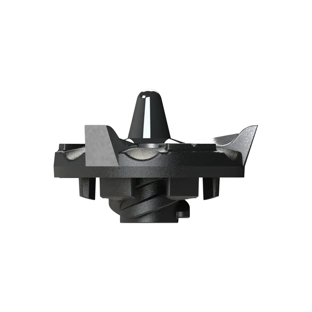 Side view of ProStinger Golf Spikes (Fast Twist®) | Silver/Black