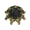 Back view of Pulsar Golf Spikes (Fast Twist®) | Gold/Black