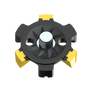 Bottom view of the Scorpion Stinger Golf Spikes Small Metal