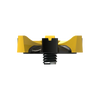 Side view of the Scorpion Stinger Golf Spikes Small Metal