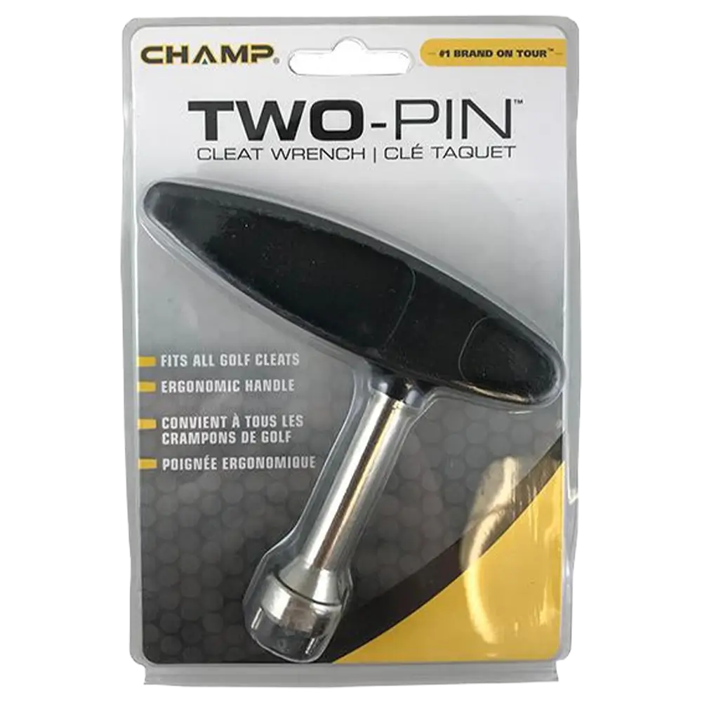 Champ Two-Pin Cleat Wrench Packaging. 