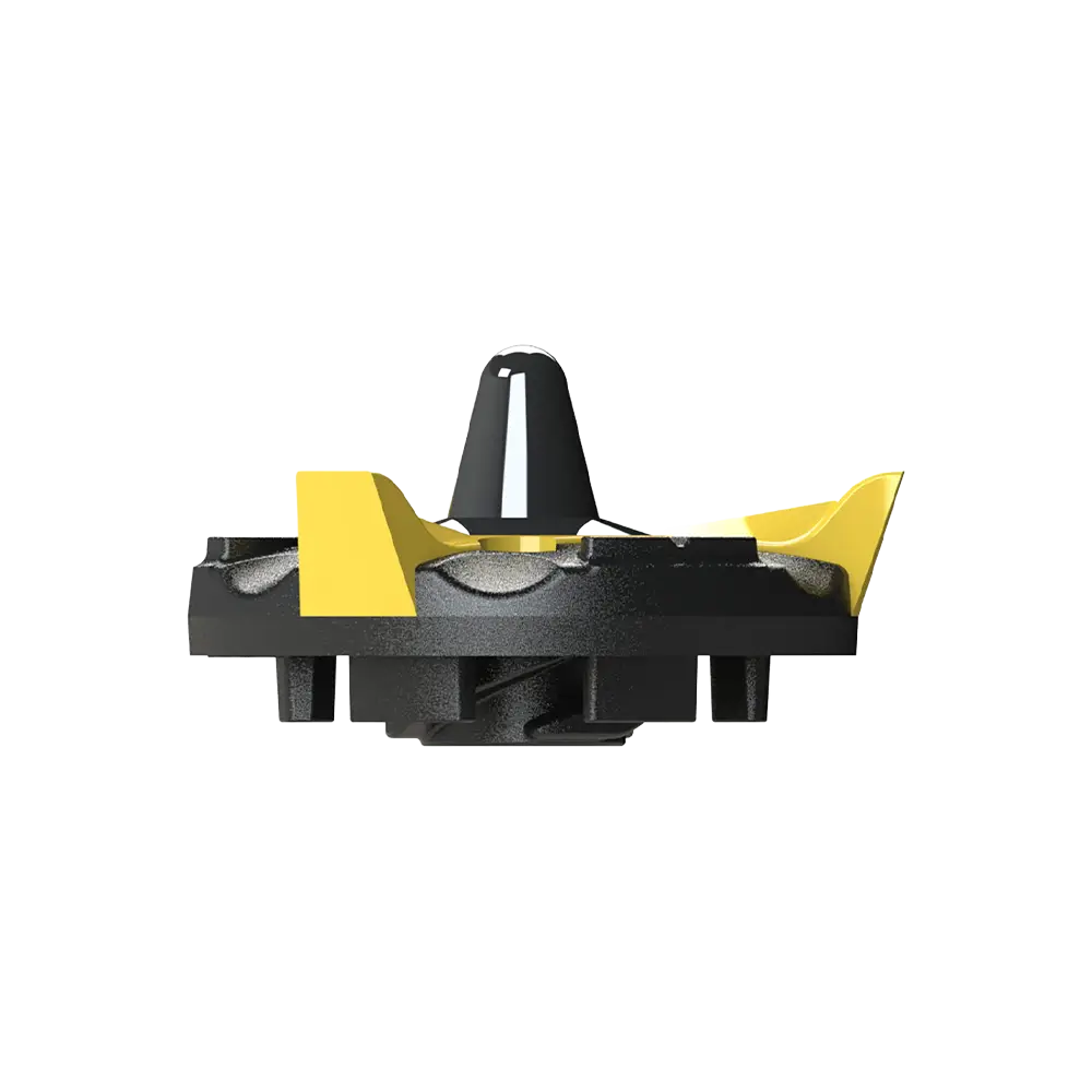 Side view of ProStinger Golf Spikes (Fast Twist® 3.0) | Yellow/Black