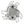 Top view of the white/translucent Nike Tour Flex Pro/Tornado Golf Spike.