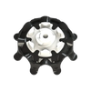 Back angle of black Pulsar Golf Spikes
