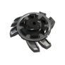 Back angle of silver Tornado Golf Spike