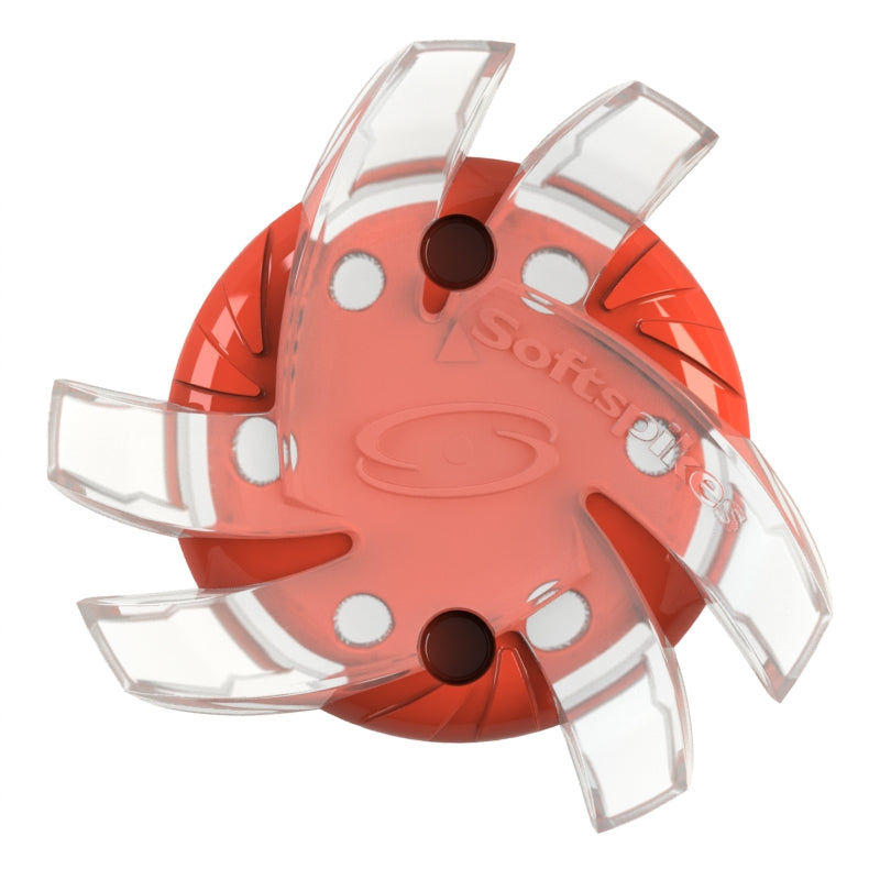Softspikes Silver Tornado Fast Twist 3.0 Clear Red